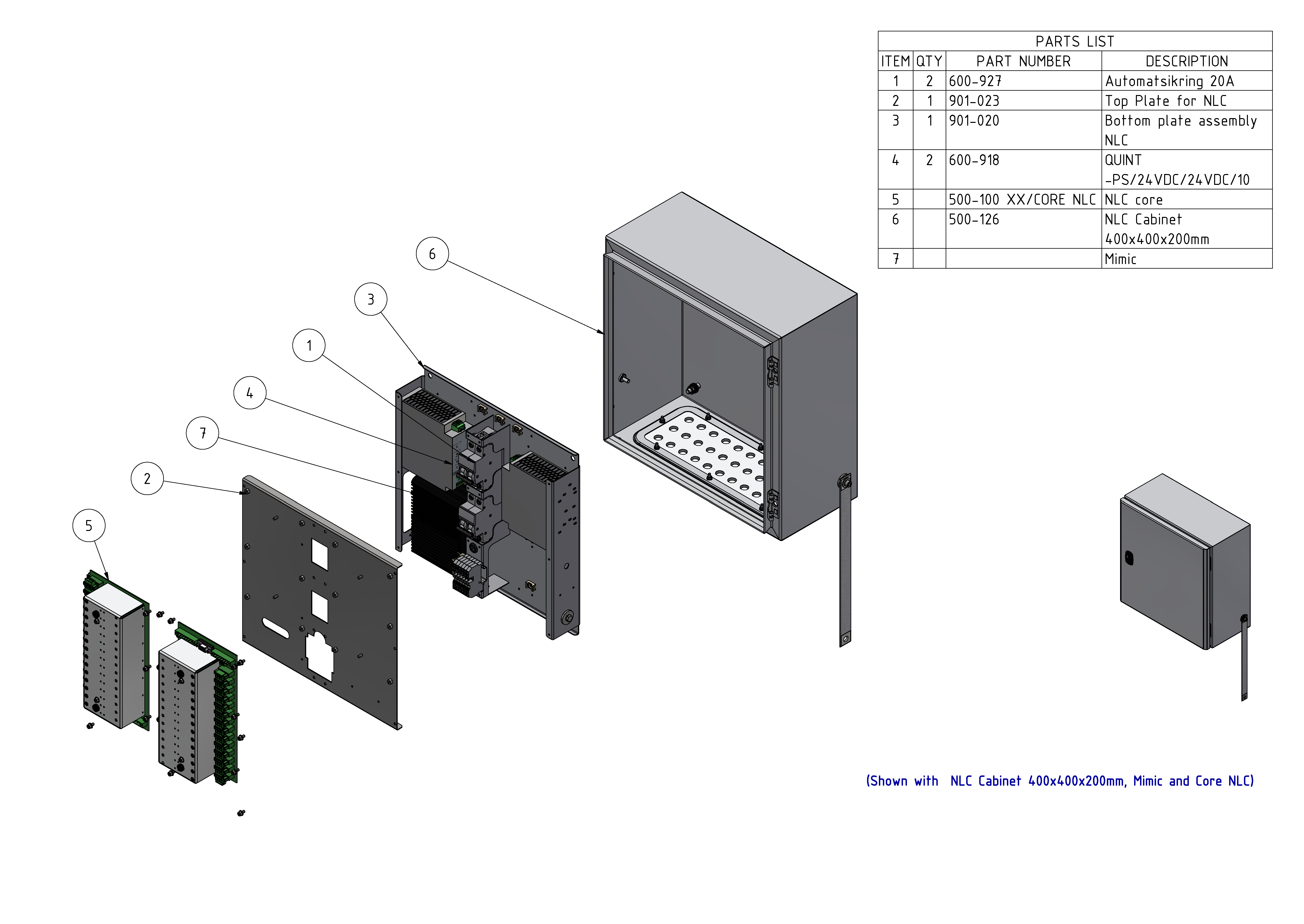 Full size NLC - 2 DC power supply Full size NLC - 2 DC power supply